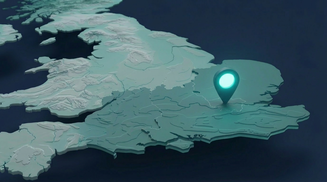 Premium 3D Map of the UK